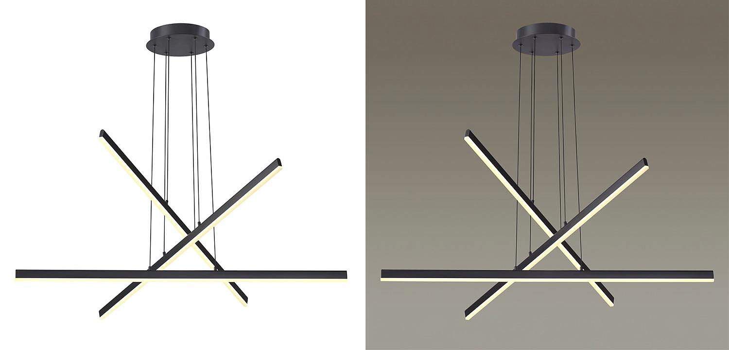 Люстра Rolf Black Lines Chandelier Люстра Rolf Black Lines Chandelier - Loft-Concept в Тюмени
