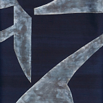 Обои ручная роспись в стиле Арт-деко Symphony Colourway SC-104 on Kyanite silk dupion варинант исполнения - 1 | Loft Concept в Тюмени