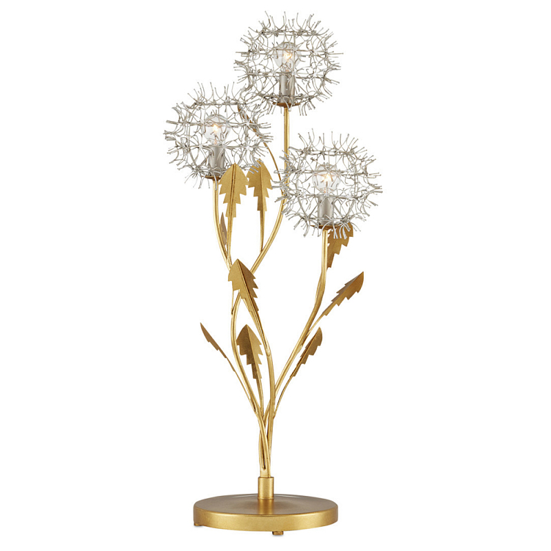 Настольная лампа в виде цветка одуванчика Hanging Dandelion Золотой Серебряный Настольная лампа в виде цветка одуванчика Hanging Dandelion Золотой Серебряный в Тюмени | Loft Concept