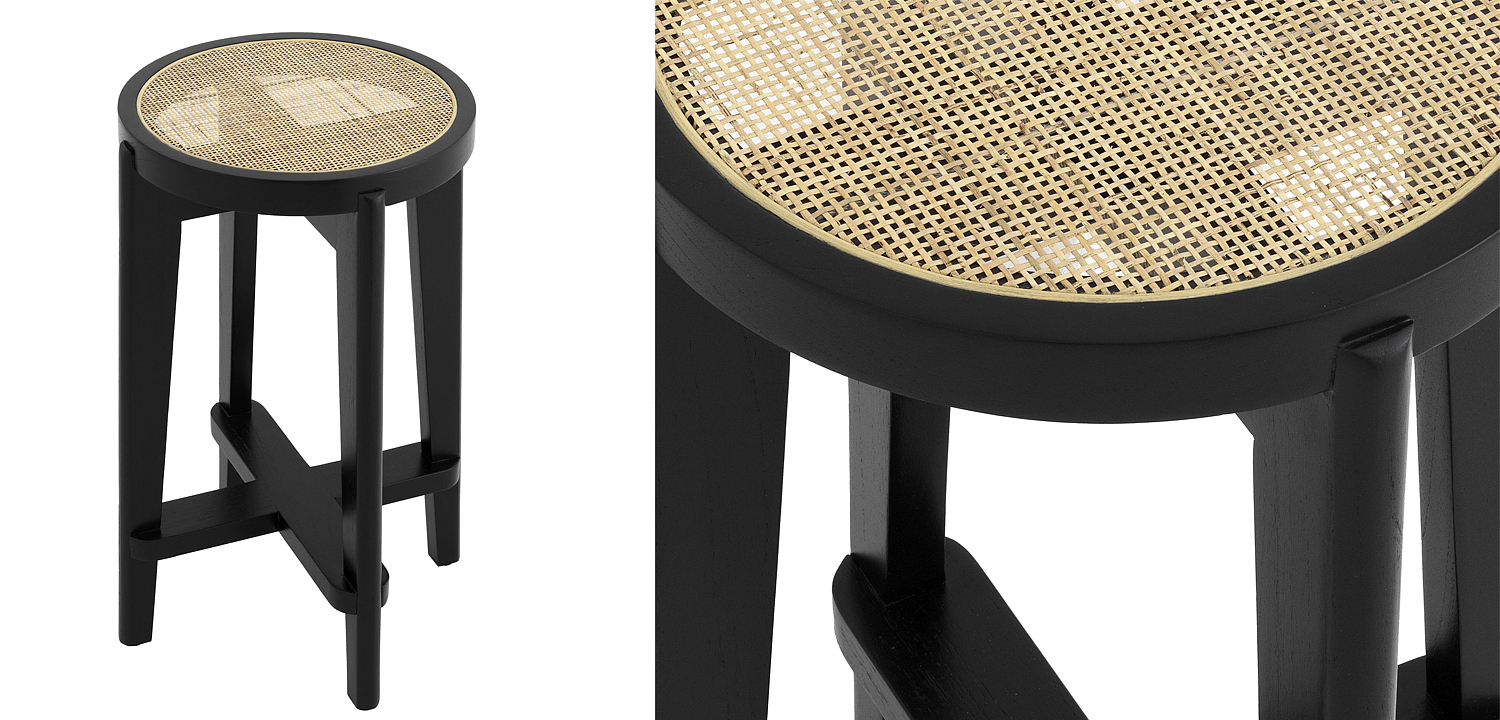 Полубарный стул Eichholtz Counter Stool Dareau black Полубарный стул Eichholtz Counter Stool Dareau black - Loft-Concept в Тюмени