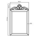 Зеркало настенное в раме Venetian Mirror варинант исполнения - 2 | Loft Concept в Тюмени