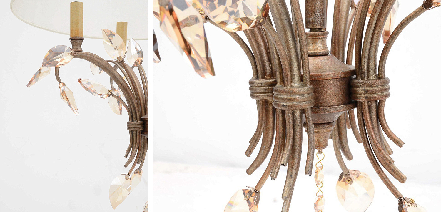 Люстра Malory Crystal Petals Chandelier Люстра Malory Crystal Petals Chandelier - Loft-Concept в Тюмени