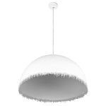 Подвесной светильник в форме купола белого цвета с ажурной бахромой Tactile Line варинант исполнения - 4 | Loft Concept в Тюмени