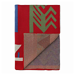 Плед хлопковый по мотивам чувашских орнаментов Ural and Siberian Patterns варинант исполнения - 2 | Loft Concept в Тюмени