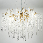 Люстра с декором в виде ветвей с хрустальными подвесками Fairytree Gold Crystal Chandelier 8 варинант исполнения - 5 | Loft Concept в Тюмени