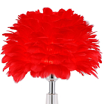 Настольная лампа с перьями Plumage Red Table Lamp варинант исполнения - 2 | Loft Concept в Тюмени