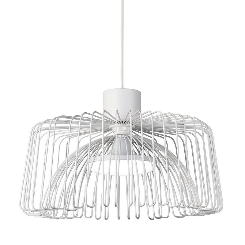 Подвесной светильник Cage Wire Color Pendant White Белый Подвесной светильник Cage Wire Color Pendant White Белый в Тюмени | Loft Concept