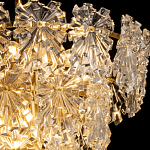 Люстра многоярусная с объемными прозрачными цветами Hanging Flowers варинант исполнения - 5 | Loft Concept в Тюмени