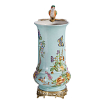 Ваза с птичкой из фарфора с бронзовыми элементами Garden of Eden варинант исполнения - 4 | Loft Concept в Тюмени