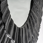 Зеркало в фактурной черной раме в современном стиле Black Maelstrom варинант исполнения - 3 | Loft Concept в Тюмени