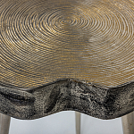 Металлический столик со столешницей в виде слеба Slabby варинант исполнения - 4 | Loft Concept в Тюмени