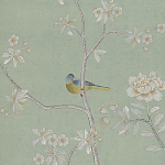 Обои ручная роспись Badminton Mercury Grey варинант исполнения - 3 | Loft Concept в Тюмени