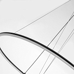 Светодиодная люстра Black LED Circle and Ball Lamp варинант исполнения - 4 | Loft Concept в Тюмени