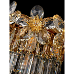 Бра с декоративными элементами в виде крупных хрустальных цветов Palace Gardens варинант исполнения - 3 | Loft Concept в Тюмени