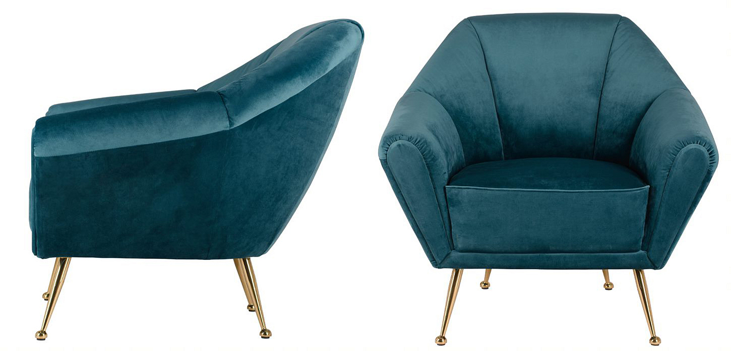Кресло Brunner Chair blue Кресло Brunner Chair blue - Loft-Concept в Тюмени