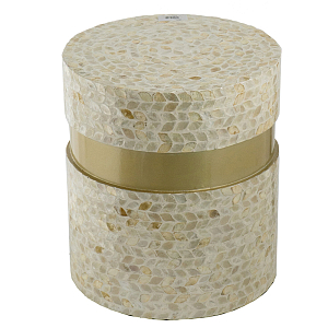 Приставной стол Инкрустация ракушками устриц