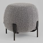 Пуф Флик ткань букле тёмно-серый варинант исполнения - 1 | Loft Concept в Тюмени