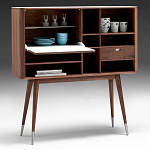 Дизайнерский комод-буфет на высоких ножках с выдвижными ящиками и открытыми полками Joshar варинант исполнения - 2 | Loft Concept в Тюмени