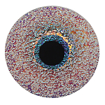 Бра круглое стеклянное с морозным эффектом Heterochromia варинант исполнения - 1 | Loft Concept в Тюмени