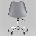 Офисный стул на металлическом основании EGGERY Grey варинант исполнения - 4 | Loft Concept в Тюмени