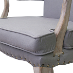 Кресло Aubrey Classical Armchair grey flax варинант исполнения - 4 | Loft Concept в Тюмени
