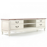 ТВ-тумба в стиле прованс из массива берёзы Interiors Romance варинант исполнения - 2 | Loft Concept в Тюмени