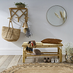 Скамья из ротанга Saveria Rattan Bench варинант исполнения - 4 | Loft Concept в Тюмени