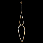 Подвесной светильник обрамленный элементами в виде кристаллов Smooth Shine варинант исполнения - 3 | Loft Concept в Тюмени