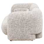 Дизайнерский двухместный диван с мягкими спинкой и подлокотниками бежевый Madelaine Sofa Beige варинант исполнения - 4 | Loft Concept в Тюмени