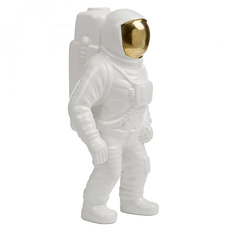 Статуэтка SELETTI Starman Vase Глянцевое золото Белый Статуэтка SELETTI Starman Vase Глянцевое золото Белый в Тюмени | Loft Concept