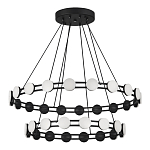 Люстра двухъярусная с круглыми светодиодными источниками света Maxine Light варинант исполнения - 3 | Loft Concept в Тюмени