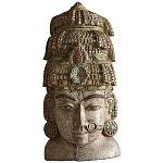 Арт-объект на стену Маска из массива акации Acacia Mask варинант исполнения - 2 | Loft Concept в Тюмени