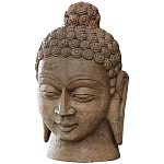 Статуэтка из камня Голова Будды Stone Buddha Head варинант исполнения - 2 | Loft Concept в Тюмени