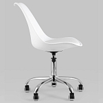 Офисный стул на металлическом основании EGGERY White пластик варинант исполнения - 3 | Loft Concept в Тюмени