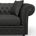 Мебельная ткань Шенилл темно-серый цвет 138 см T4-40 варинант исполнения - 8 | Loft Concept в Тюмени