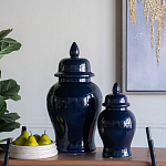 Ваза с крышкой однотонная Высота 31 см Chinoiserie Ceramics варинант исполнения - 8 | Loft Concept в Тюмени