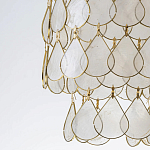 Подвесной светильник с декором из натуральной морской ракушки Iridescent Light варинант исполнения - 9 | Loft Concept в Тюмени