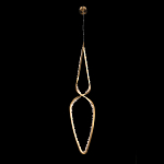 Подвесной светильник обрамленный элементами в виде кристаллов Smooth Shine варинант исполнения - 1 | Loft Concept в Тюмени