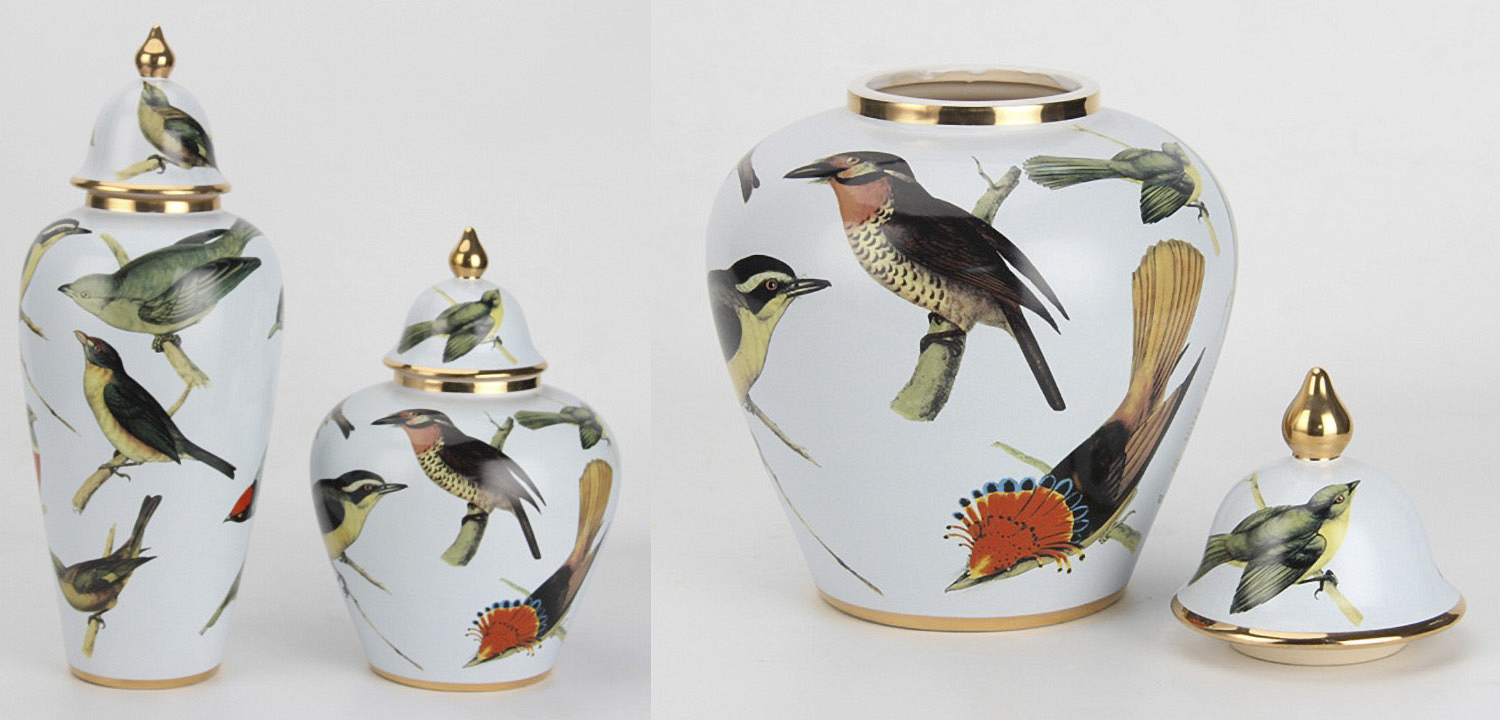 Ваза Blue Birds small Ваза Blue Birds small - Loft-Concept в Тюмени
