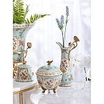 Шкатулка голубого цвета с цветочными орнаментами Blue Garden варинант исполнения - 6 | Loft Concept в Тюмени