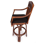 Барный стул из ротанга Eloise коричневый варинант исполнения - 3 | Loft Concept в Тюмени