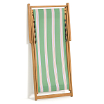 Шезлонг из акации и ткани Argentina варинант исполнения - 8 | Loft Concept в Тюмени