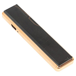 Зажигалка электронная с накладкой из натурального камня Соколиный глаз и с USB проводом для зарядки Stone Lighters варинант исполнения - 1 | Loft Concept в Тюмени