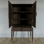 Кабинетный шкаф Elsa Dreams Walnut с 2-мя ящиками варинант исполнения - 4 | Loft Concept в Тюмени