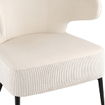 Современное мягкое кресло на металлических ножках Rakush Milk варинант исполнения - 6 | Loft Concept в Тюмени