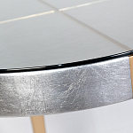 Столик журнальный серебристый с круглой столешницей Showing Refinement варинант исполнения - 1 | Loft Concept в Тюмени