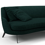 Мебельная ткань Шенилл темно-зеленый цвет 138 см T4-36 варинант исполнения - 5 | Loft Concept в Тюмени