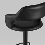 Барный стул черного цвета Strohach варинант исполнения - 6 | Loft Concept в Тюмени