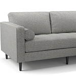 Мебельная ткань Шенилл серый цвет 138 см T4-29 варинант исполнения - 5 | Loft Concept в Тюмени