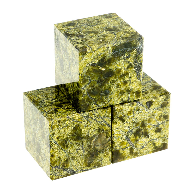 Камни для охлаждения виски из натурального камня змеевик Natural Stone Cube Зеленый Камни для охлаждения виски из натурального камня змеевик Natural Stone Cube Зеленый в Тюмени | Loft Concept